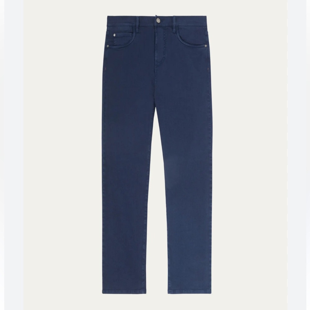 New Lora Piana Navy Slim Pants Size 33 x 32